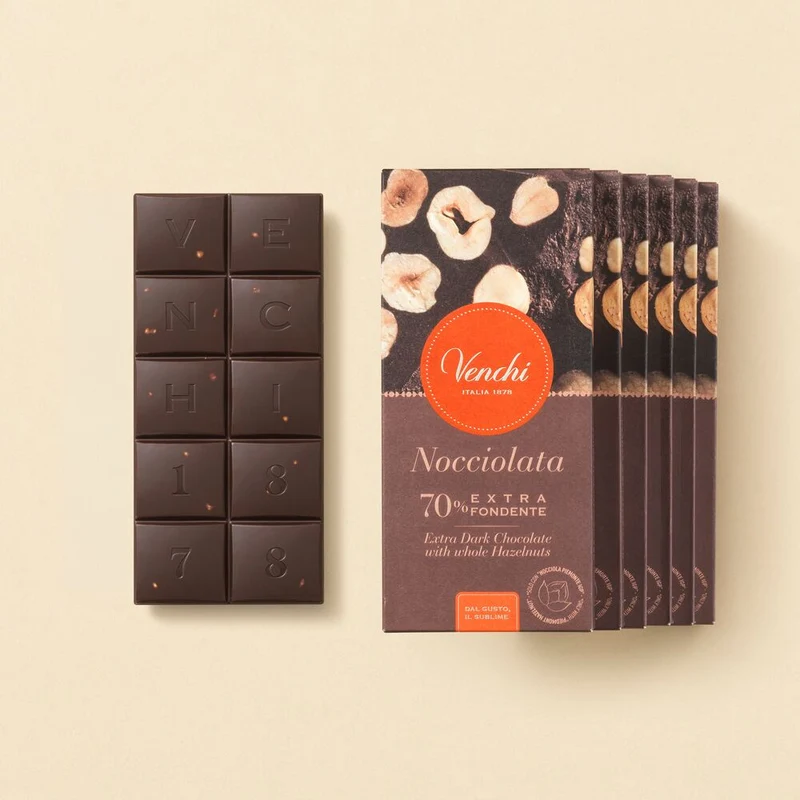 Tavoletta Nocciolata Fondente 70% Set da 6