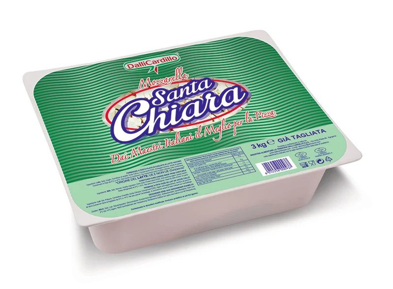 Mozzarella Santa Chiara Verde sfil/cub 3 Kg