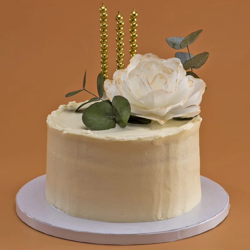 VELAS BURBUJA COLOR ORO 14CM