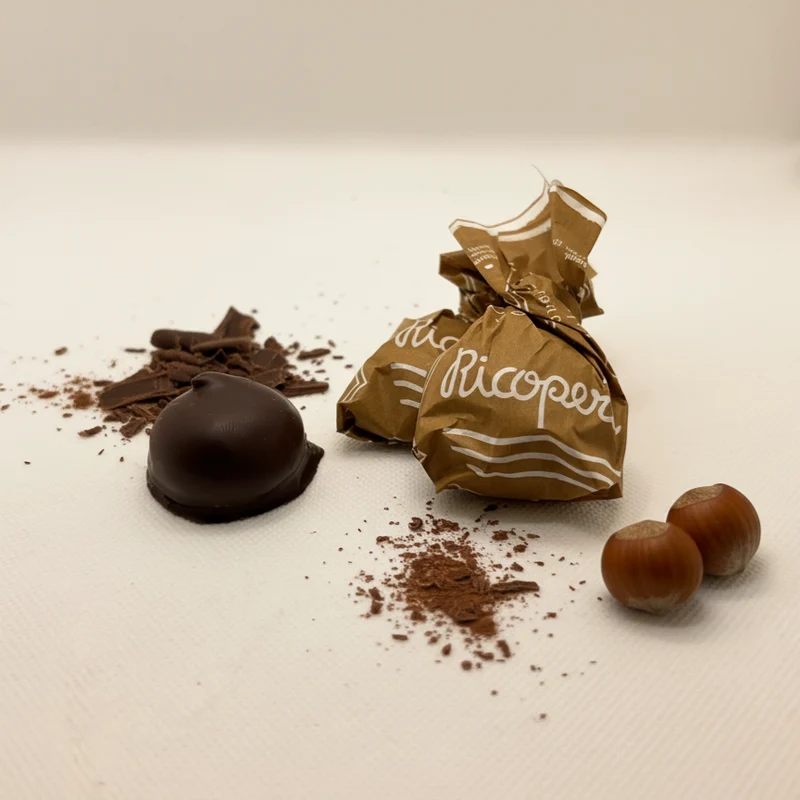 Praline Artigianali - Nocciola Vegana, PescAmaretto e Torrone - Box Convenienza