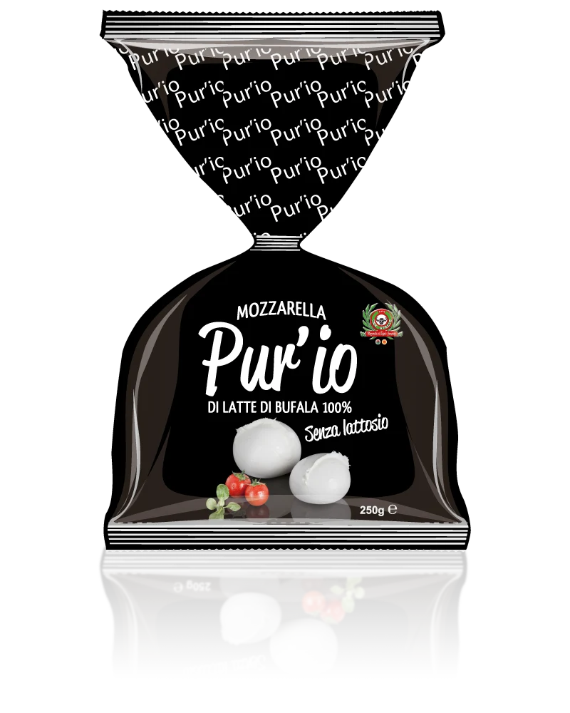 Mozzarella di Bufala senza lattosio ciuffo Pur'io 250g
