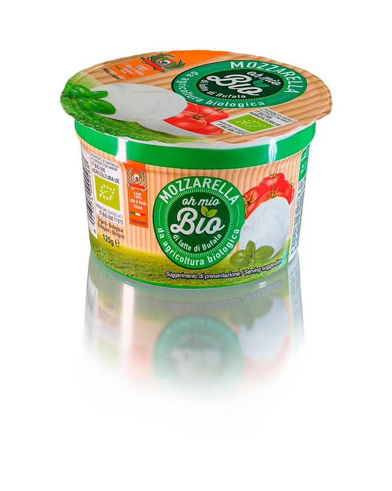Mozzarella di Bufala Oh Mio Bio biologica Bicchiere 125g