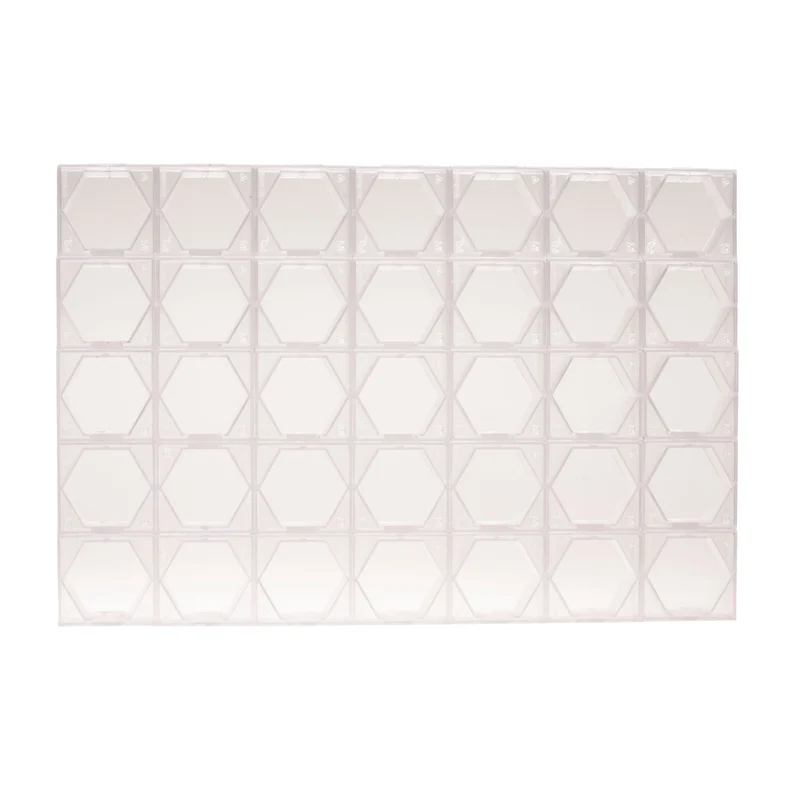 PLACA FORMA HEXAGONAL 35 UNIDADES