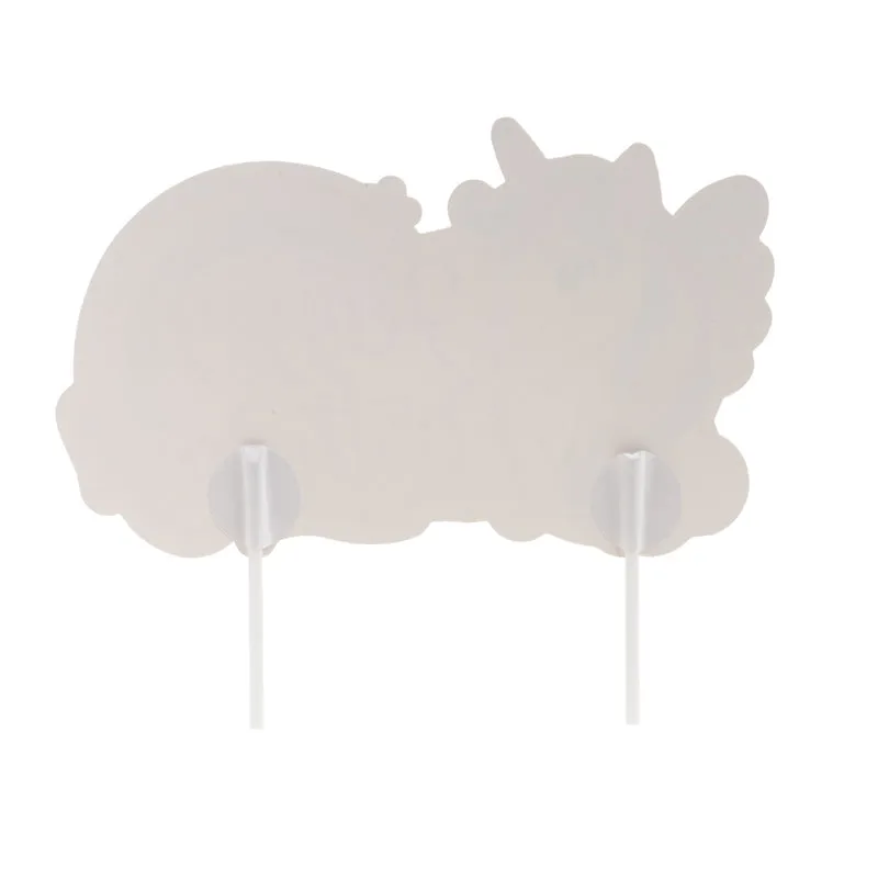 CAKE TOPPER PAPEL UNICORNIO 17.5X15CM