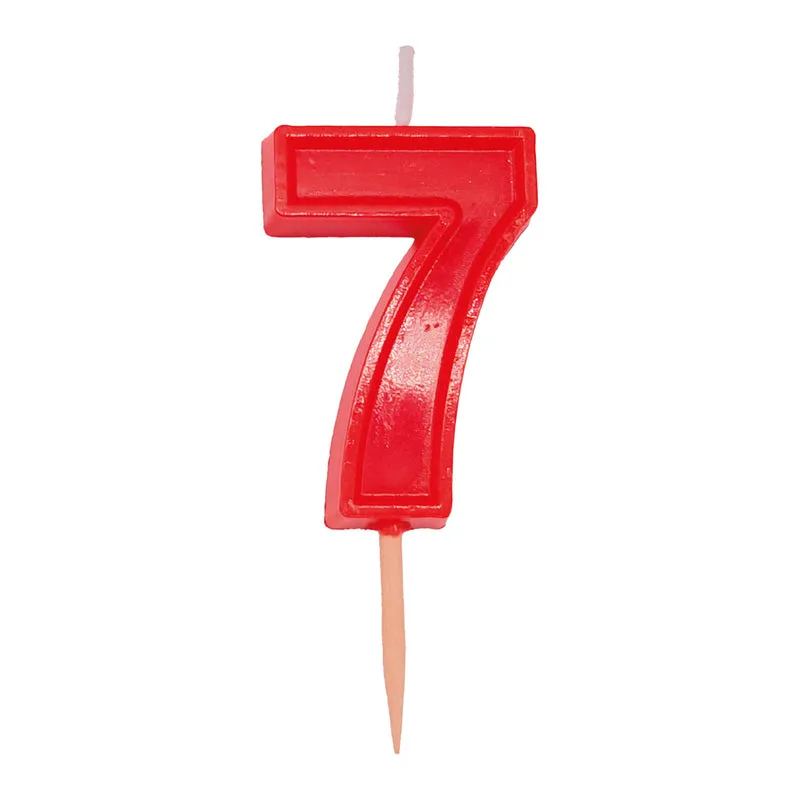 12 VELAS NUMERO 7 HELVET