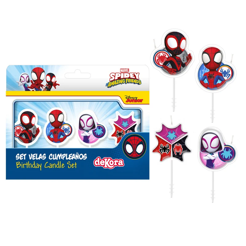 VELAS CUMPLEAÑOS SPIDEY