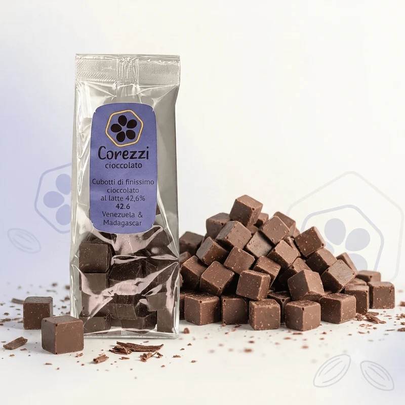 INTRECCIO - Cioccolato al Latte 42,6% Monorigine Venezuela & Perù - Formato Degustazione 100g