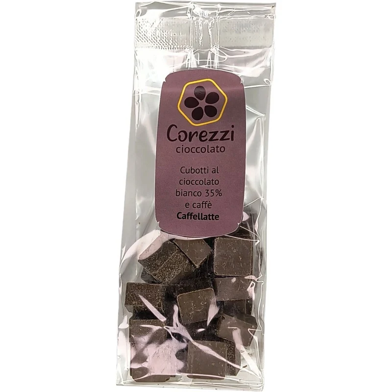 CAFFELLATTE TAHITI - Cioccolato Bianco al Caffè 35% - Formato Degustazione 100g