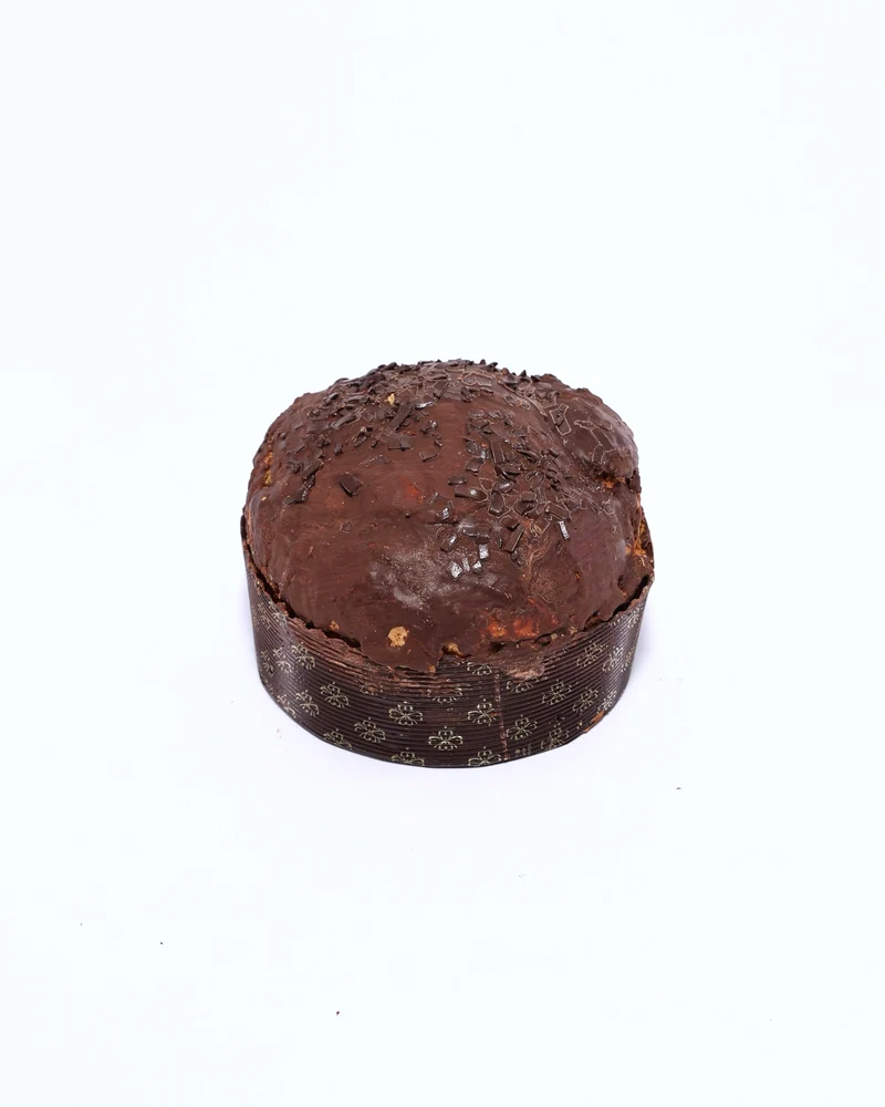Panettone al cioccolato e crema di nocciole