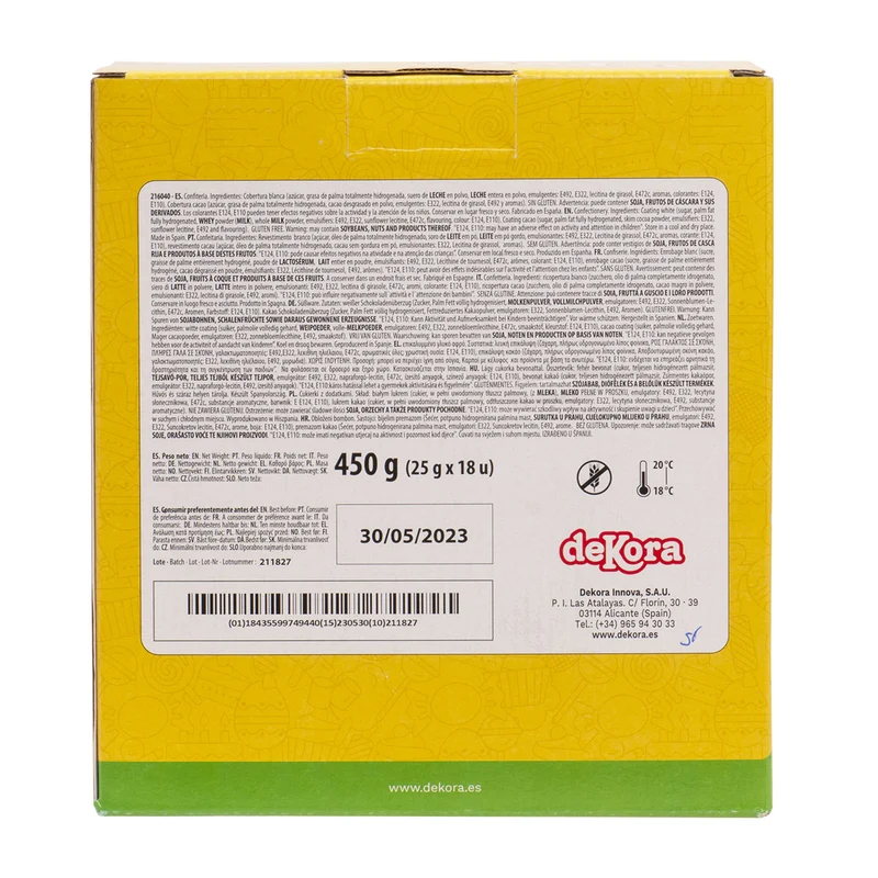PIRULETA CONEJITO BLANCO CON PAJARITA 25GR