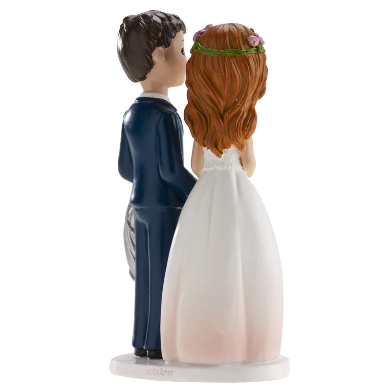 PAREJA BODA CORAZÓN 16CM