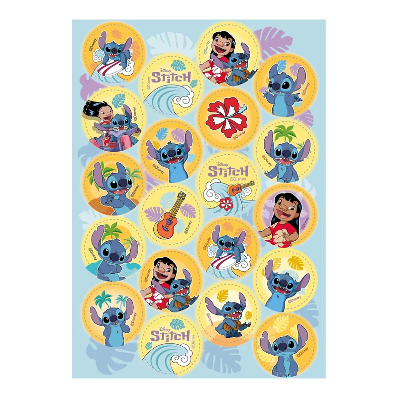 MINI DISCOS COMESTIBLES STITCH Ø 3,4CM ZERO A5
