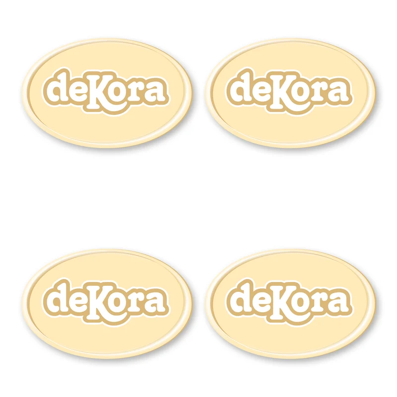 LETRERO CHOCOLATE BLANCO PERSONALIZADO 1 COLOR