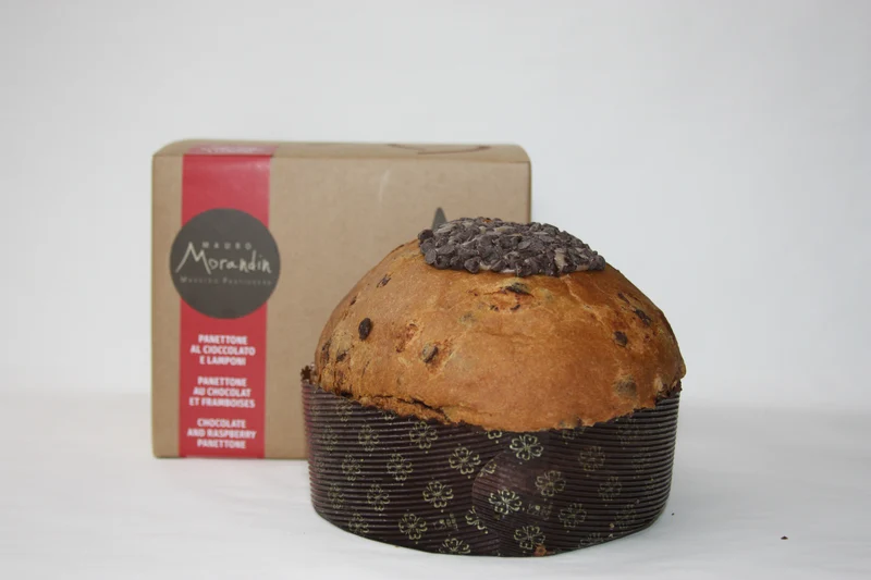 Panettone Cioccolato e Lamponi