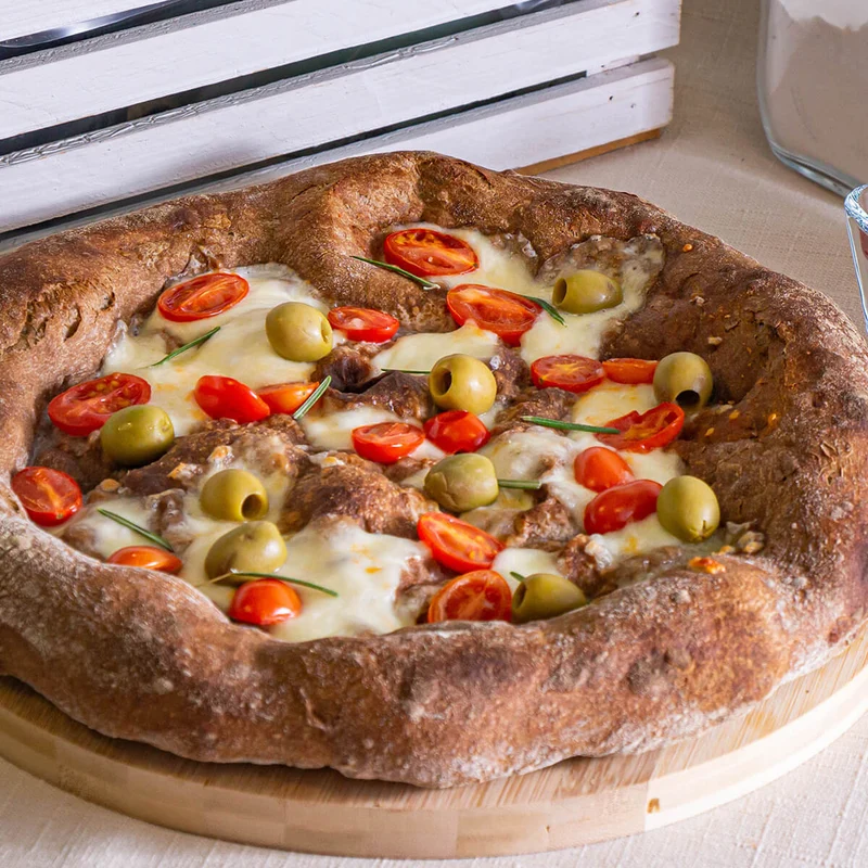 Pizza scura ai Malti