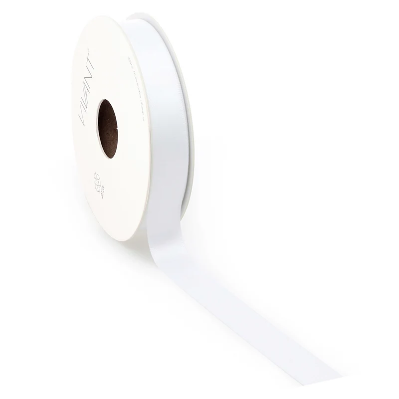Satijn lint White
