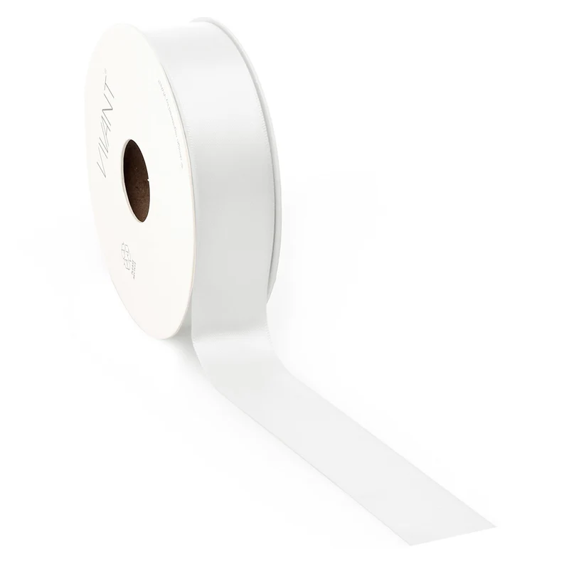 Satijn lint White