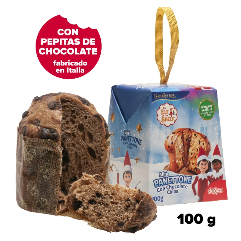 PANETTONE CON CHOCOLATE THE ELF 100GR