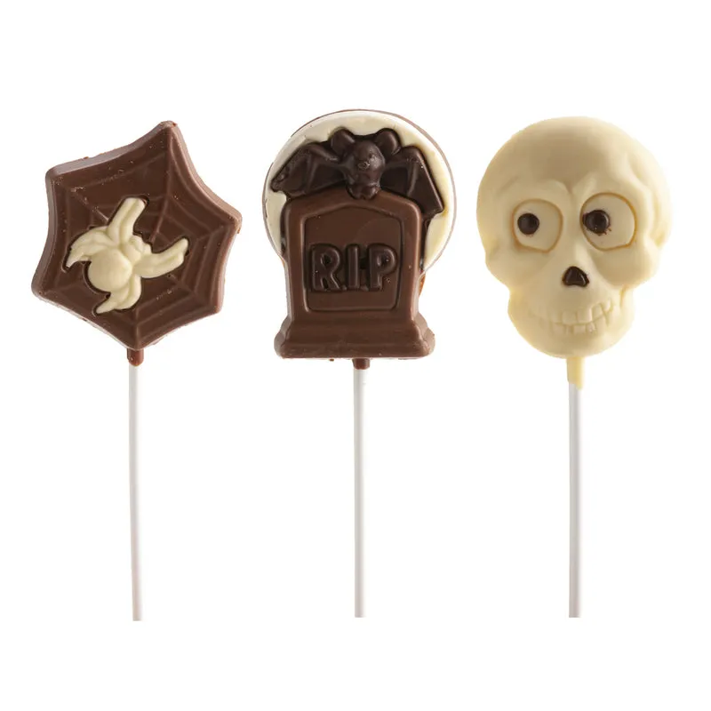 PIRULETAS CHOCOLATE SURTIDO HALLOWEEN 3 MOD.SURT. 25GR