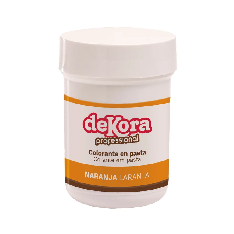 6 COLORANTES EN GEL HIDROSOLUBLE NARANJA 30G