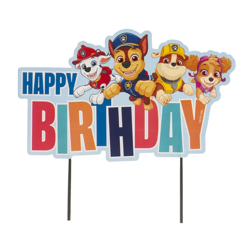 CAKE TOPPER PAPEL PAW PATROL 17.5X15CM
