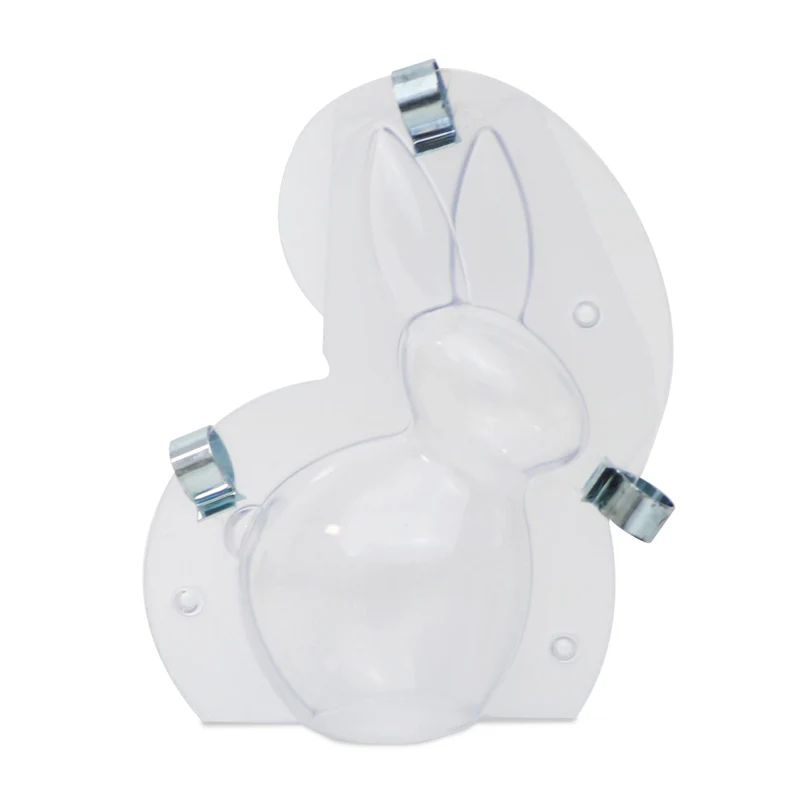 MOLDE PLÁSTICO TERMOFORMADO CONEJO 3D 90X40H152MM | 100GR