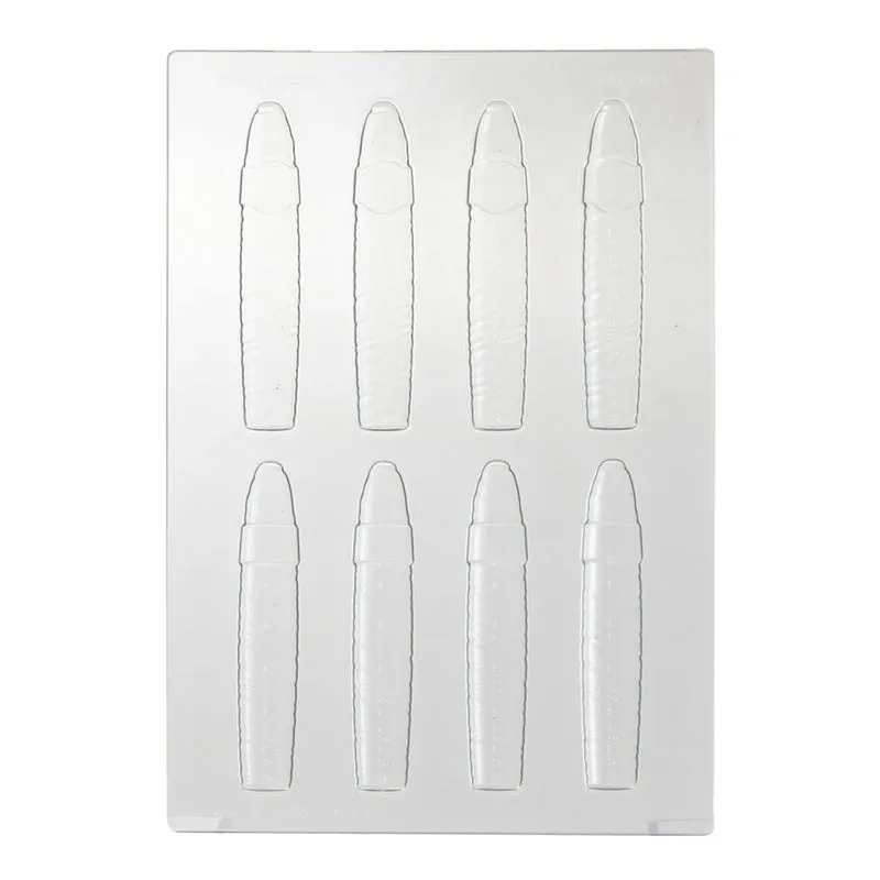 MOLDE PLASTICO TERMOFORMADO PUROS 20MMDIAM X H125MM