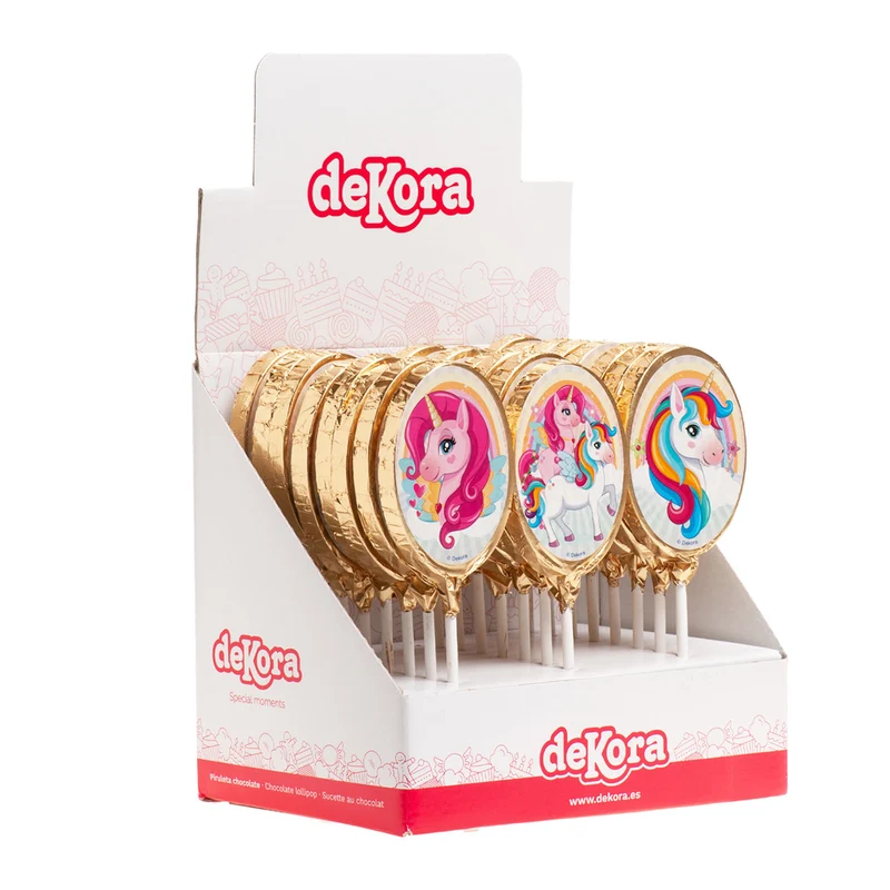 PIRULETAS CHOCOLATE UNICORNIO 30 GR