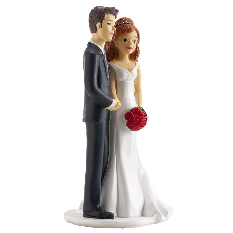 PAREJA DE BODA COGIDOS DE LA MANO 18CM