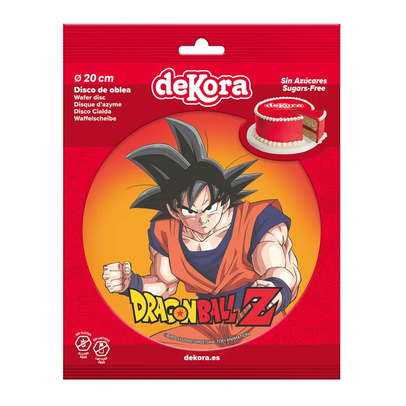 DISCO OBLEA TARTA DRAGON BALL 20CM