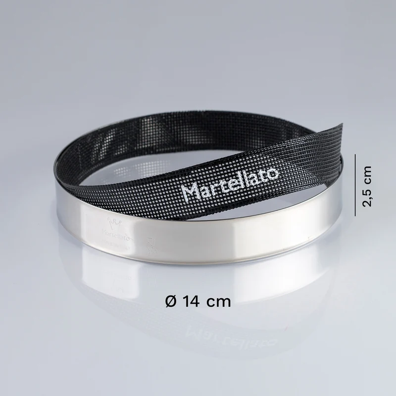 MOLDE ARO ACERO INOX Ø 14CM H 2,5CM