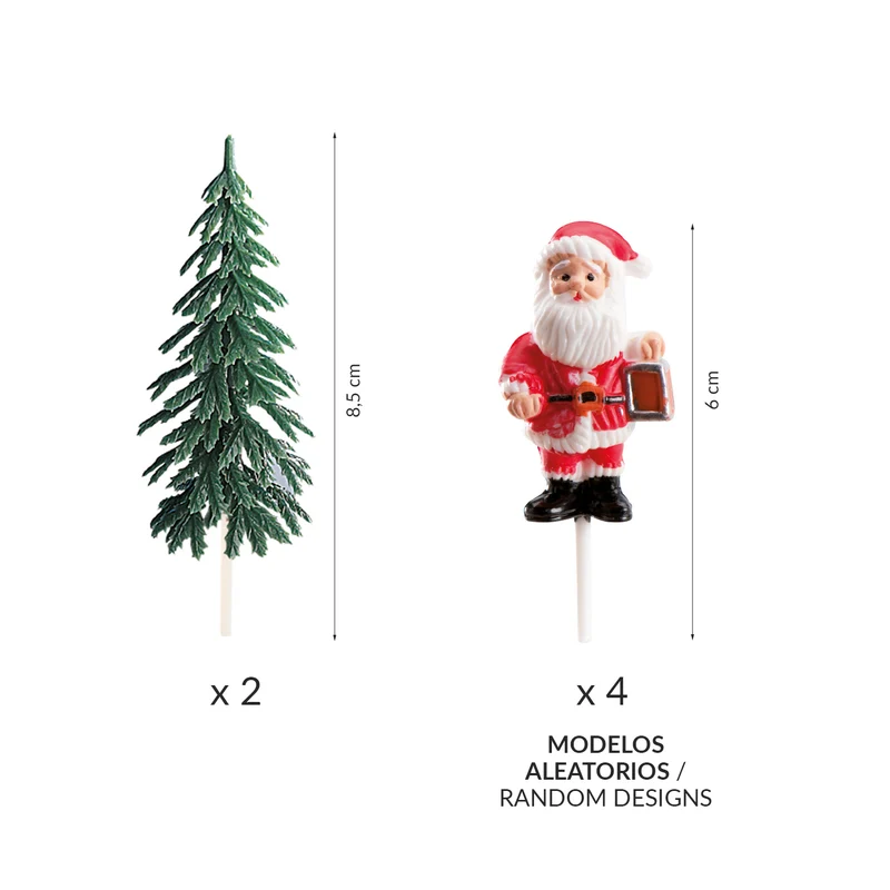 KIT RETAIL DECORACIÓN TARTA PAPÁ NOEL