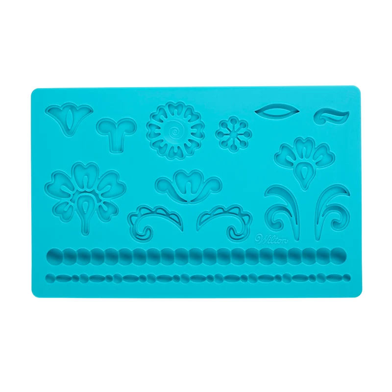WILTON MOLDE DAMASCO PARA FONDANT Y PASTA DE GOMA