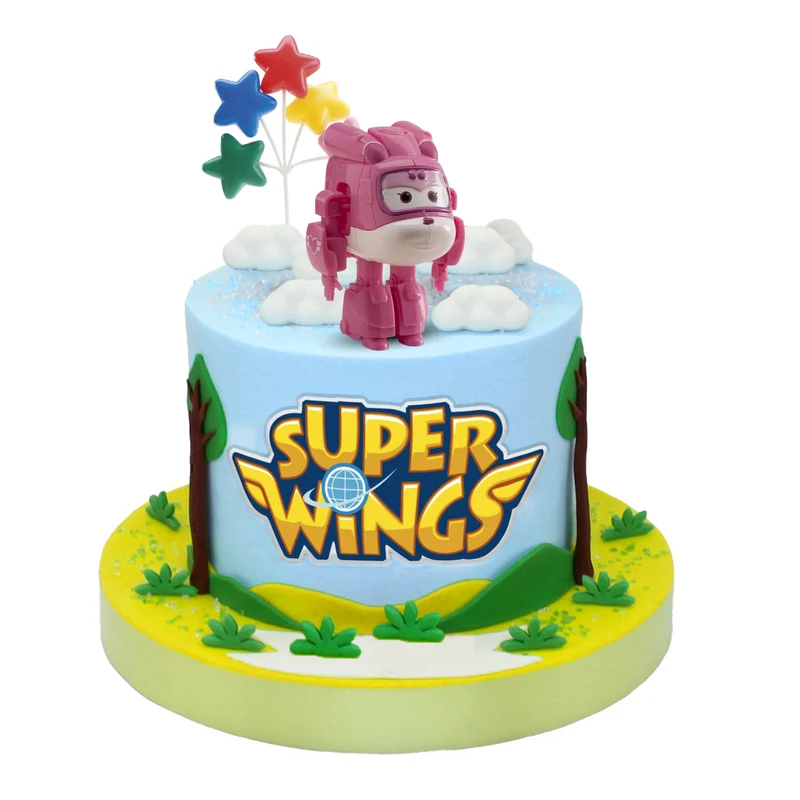 SET 6 PVC SUPER WINGS DIZZY 7CM