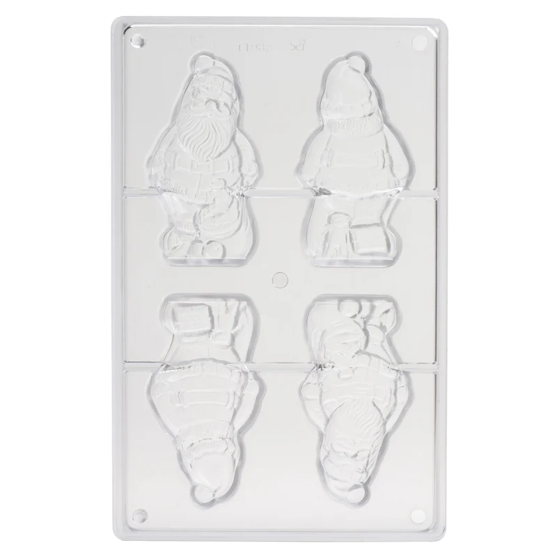MOLDE POLICARBONATO CHOCOLATE PAPÁ NOEL 105X56MM