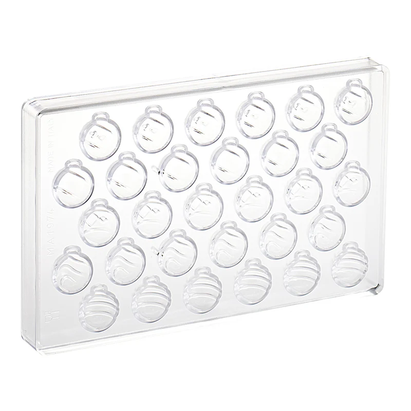 MOLDE POLICARBONATO BOLA NAVIDAD 30X26 H 16.5 MM | 30 PIEZAS