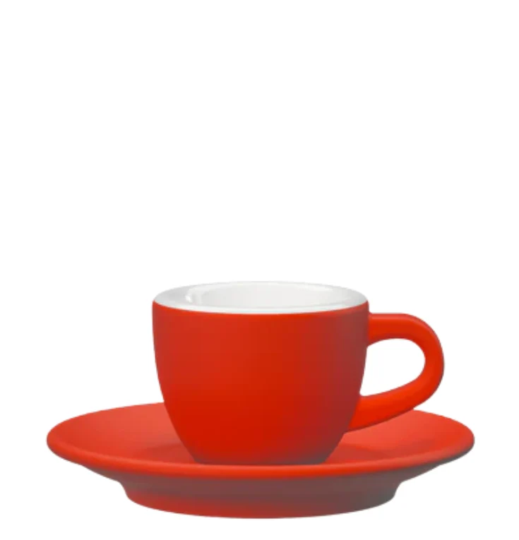 Tulipano Tazzina da Caffè Rossa