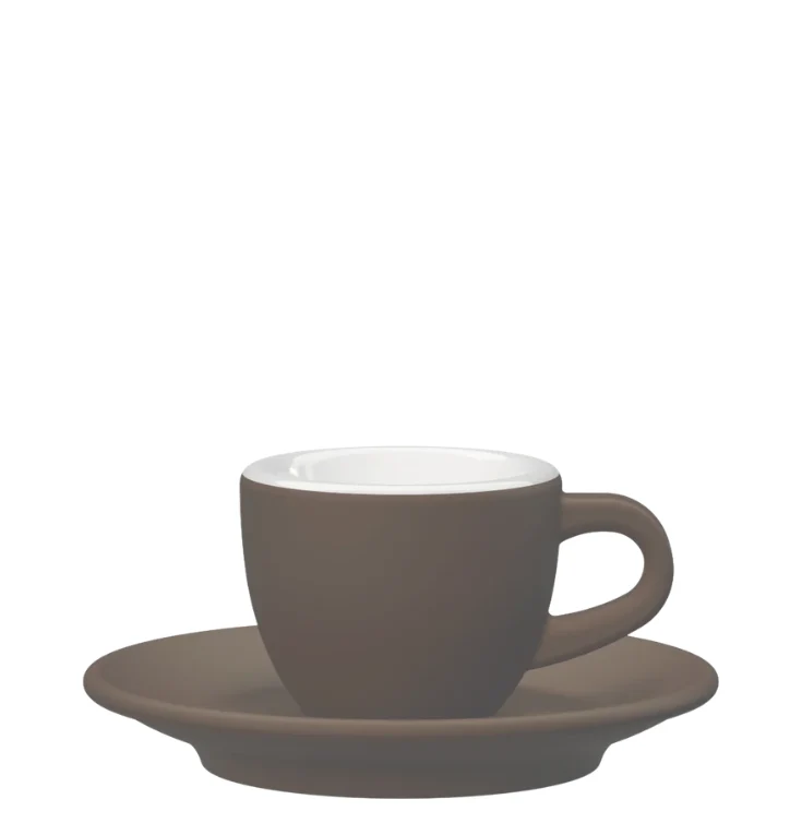 Tulipano Tazzina da Caffè Marrone moka