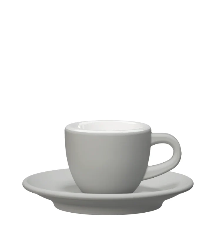 Tulipano Tazzina da Caffè Grigio