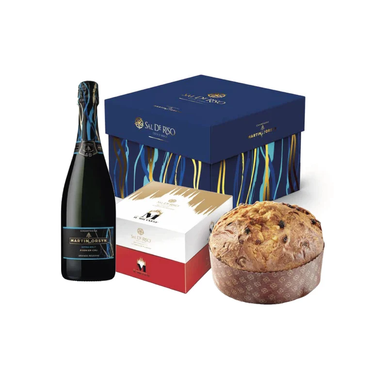 Bauletto Panettone e Champagne