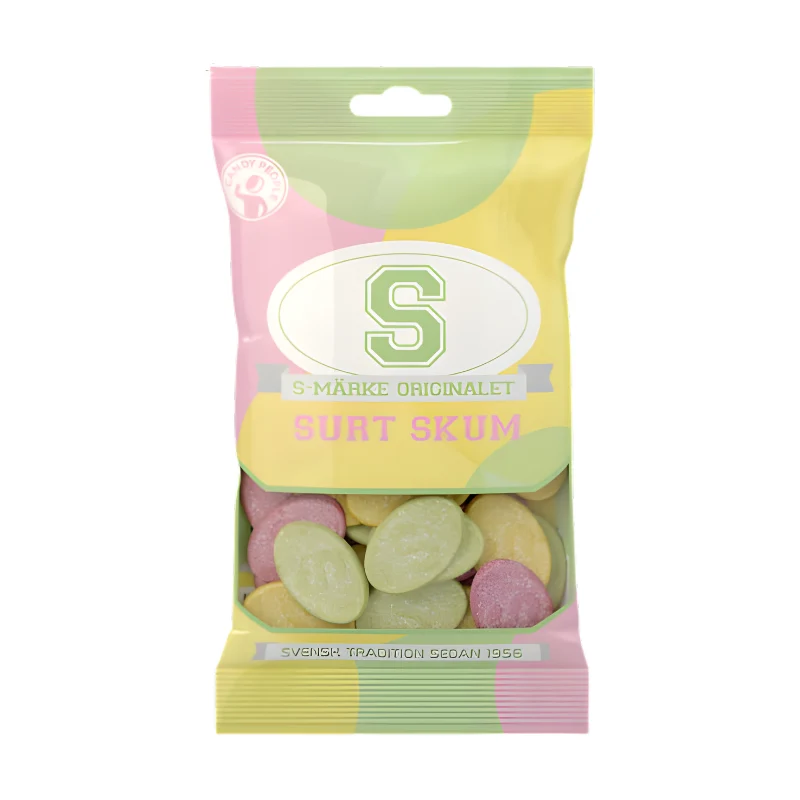 S-märke Surt Skum Schiuma alla frutta