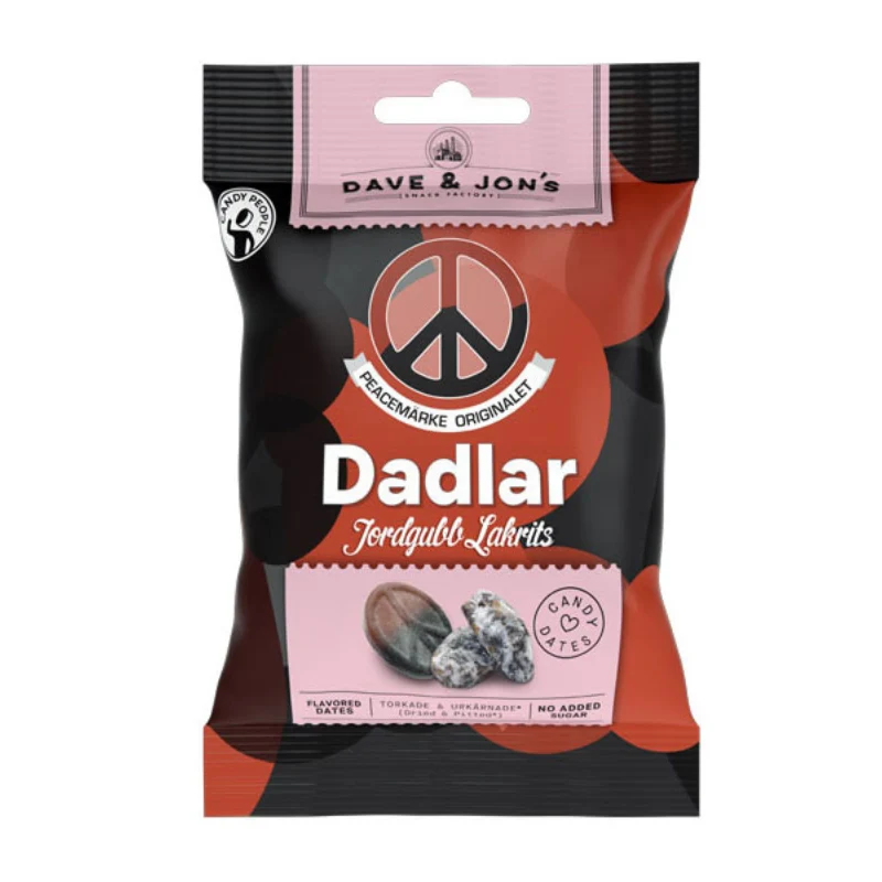Peacemärke Datteri Fragola-Liquirizia
