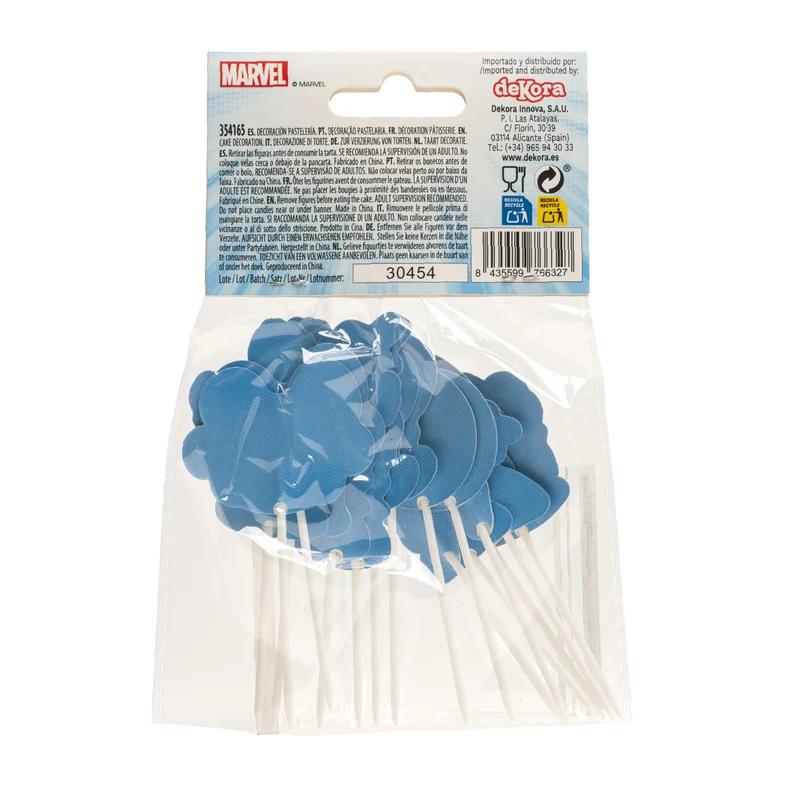 CAKE TOPPER PAPEL 8 DISEÑOS SPIDEY 8 MODELOS 16 UNIDADES