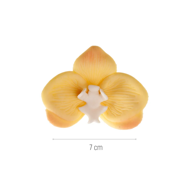 ORQUÍDEAS DE AZÚCAR 5 COLORES 7X8CM