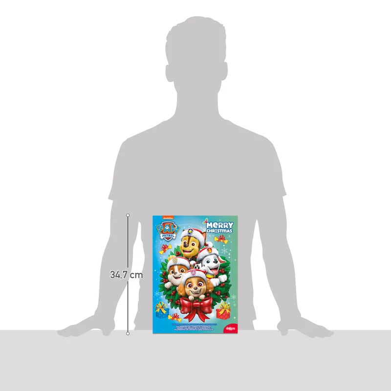 CALENDARIO CHOCOLATE PAW PATROL GUIRNALDA NAVIDAD 50GR