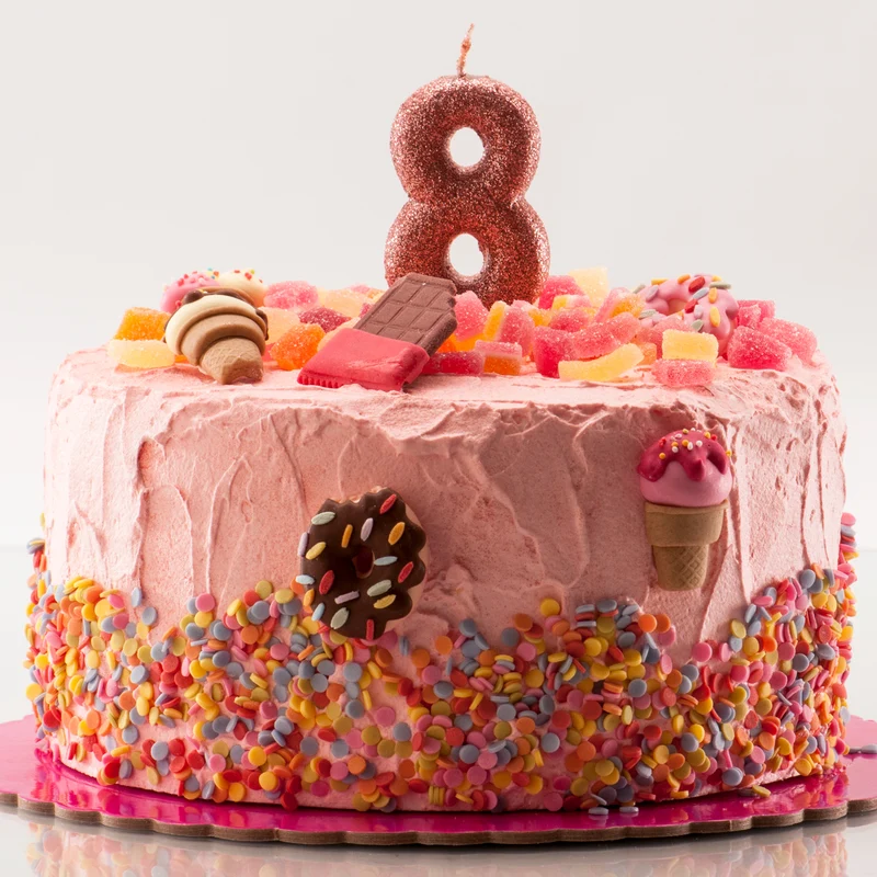 DECORACIÓN AZÚCAR 3D "DULCES" 3 x 4 CM