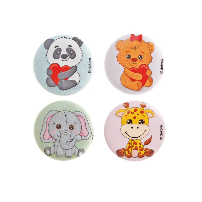 FIGURAS PARA ROSCÓN PLÁSTICO CHAPAS ANIMALES PELUCHES 3-3.5CM