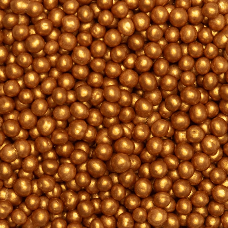 Mini choco choops wit parelmoer goud