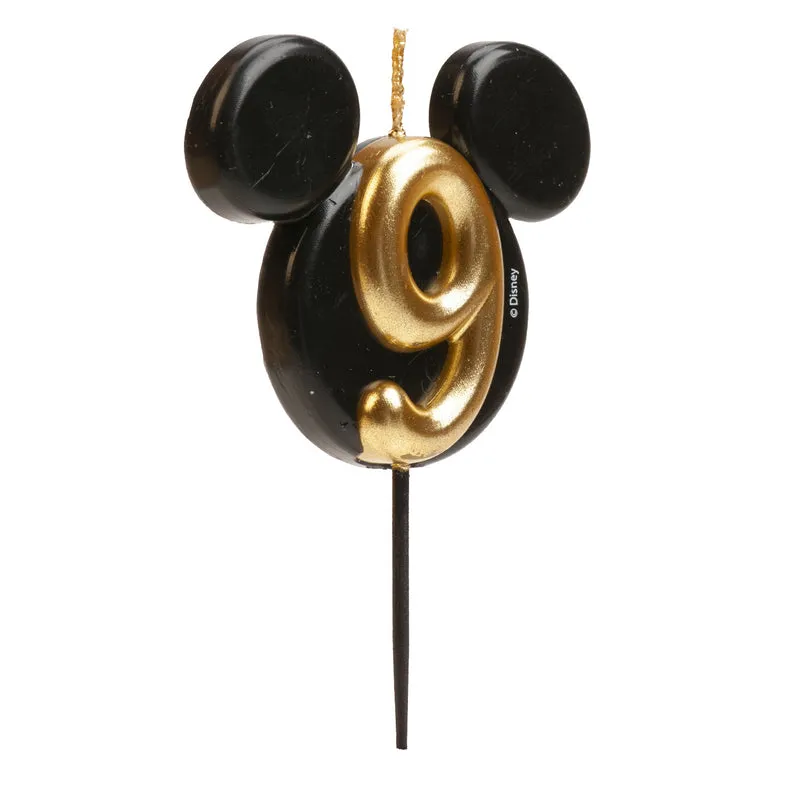 VELAS DE CUMPLEAÑOS OREJAS MICKEY MOUSE 8.5 CM | Nº9