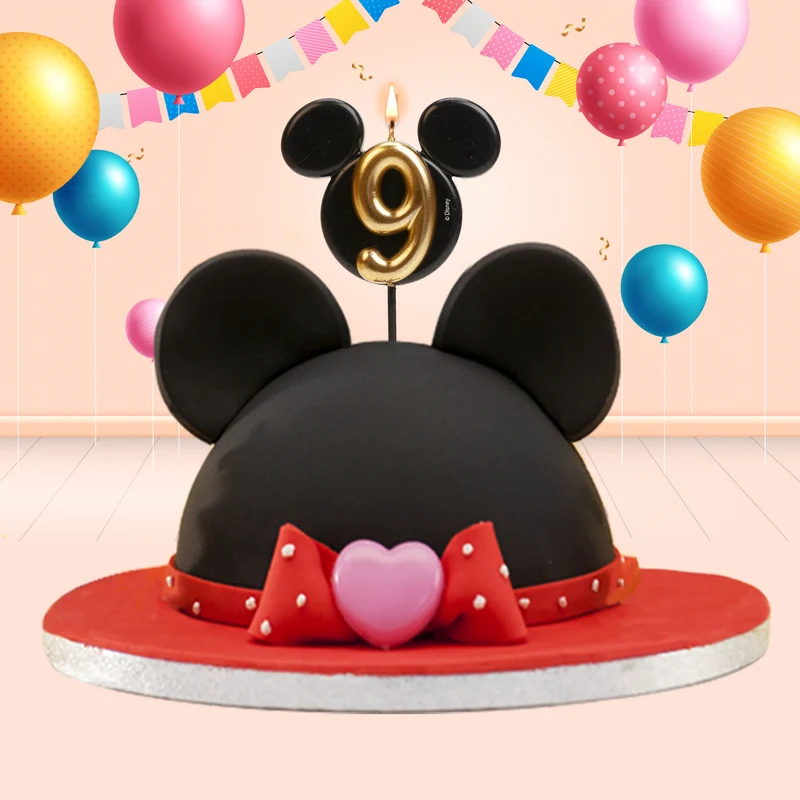 VELAS DE CUMPLEAÑOS OREJAS MICKEY MOUSE 8.5 CM | Nº9